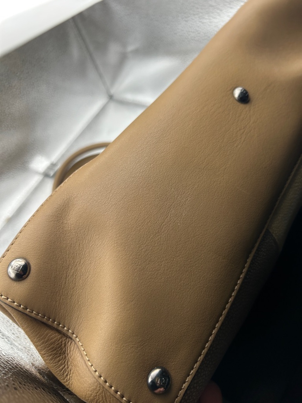 Fendi: a Shagreen 2Jours Tote - Picture 13 of 16